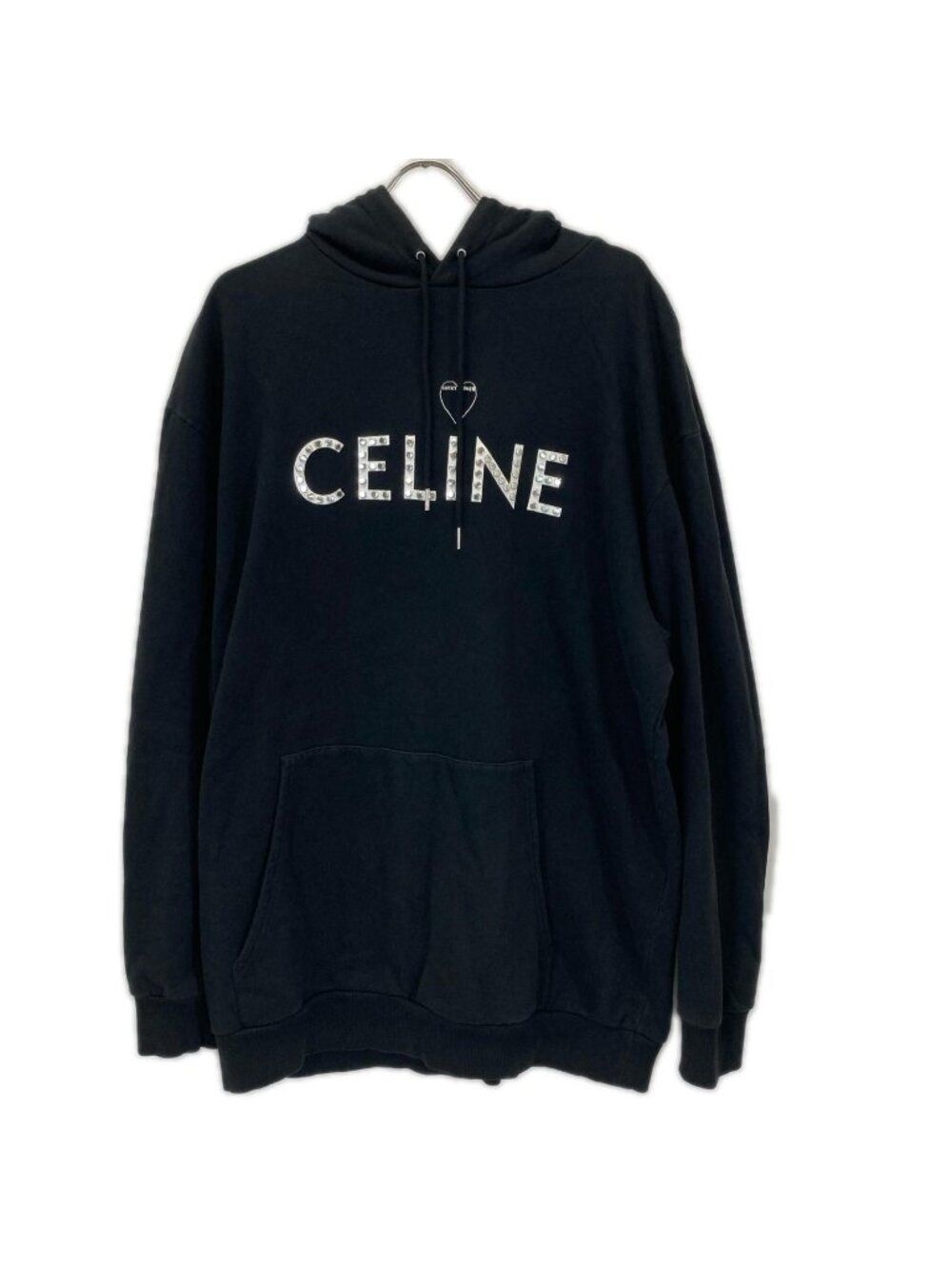 Celine Studded Artist Print Loose Hoodie